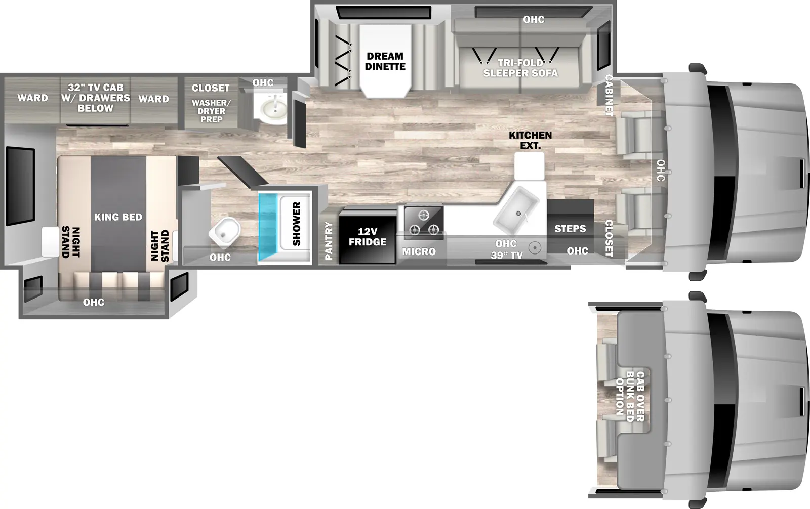 Europa 34SS Floorplan